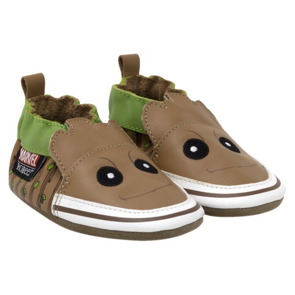 NWT Robeez Marvel Groot Soft Soles Baby Shoes 12-18 Months - Picture 1 of 5